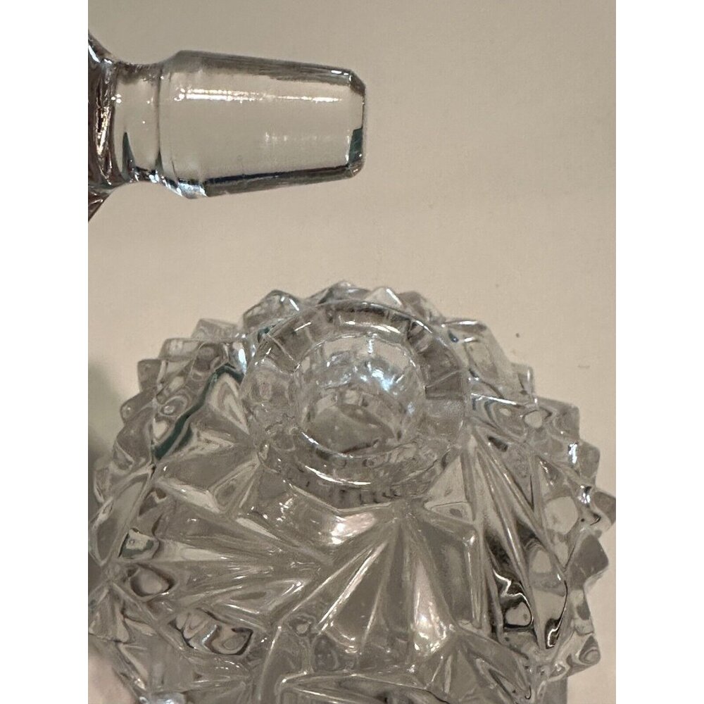 Tiffany & Co. Rock Cut Crystal Perfume Bottle Empty With Box - Picture 5 of 10